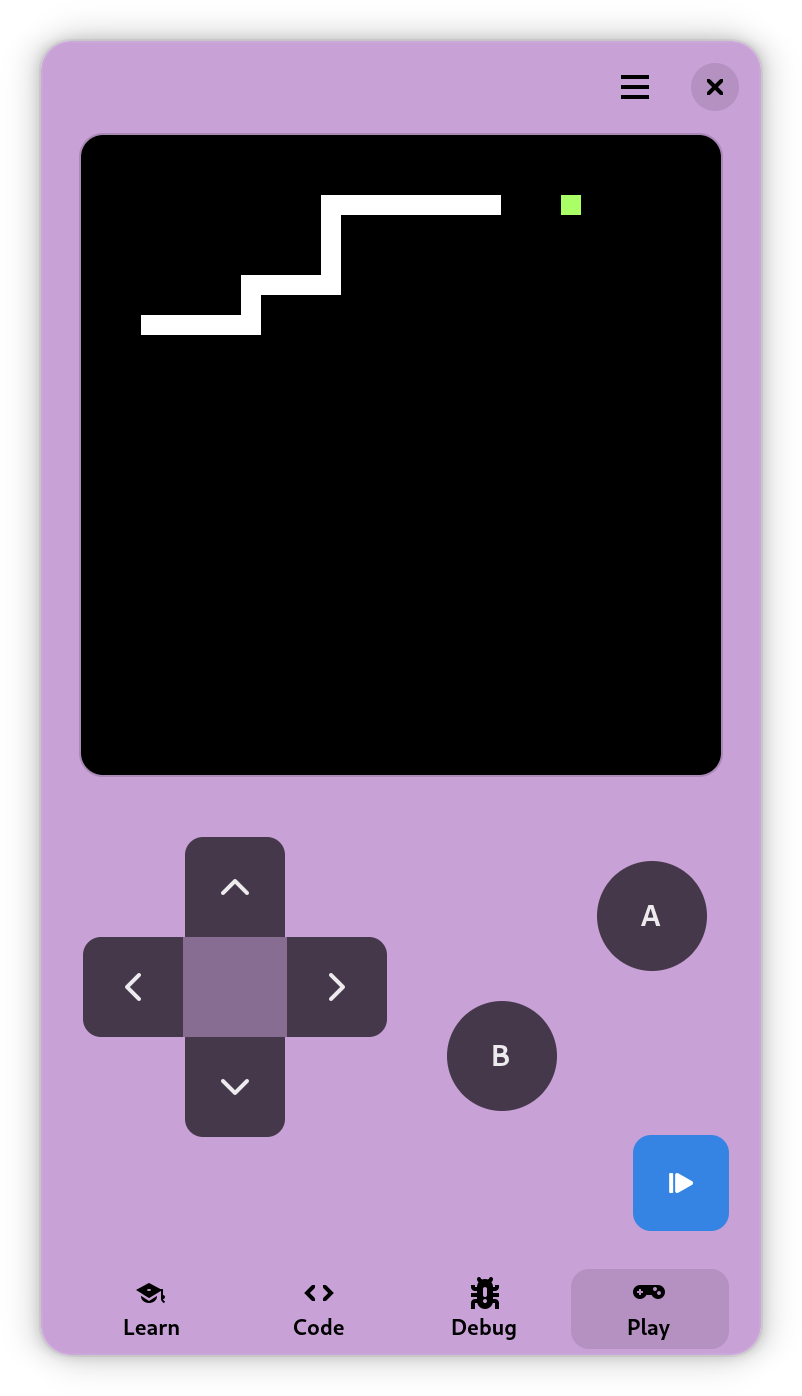 Running Snake game